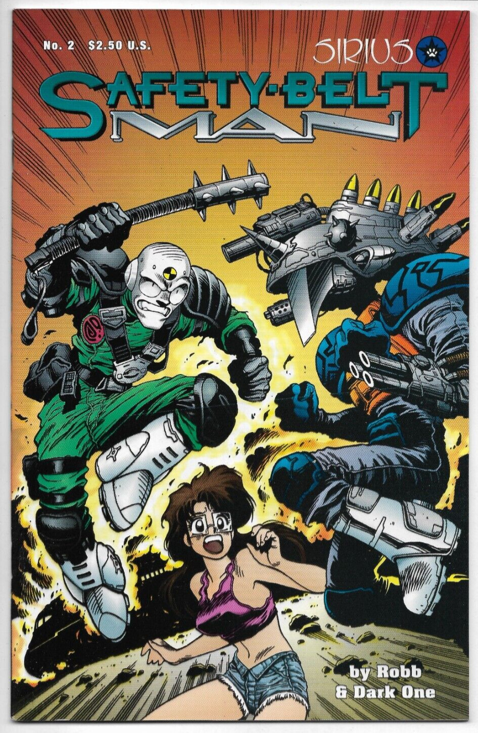 Safety-Belt Man #2 Sirius Entertainment Robb Horan Greg Williams 1994 FN/VFN