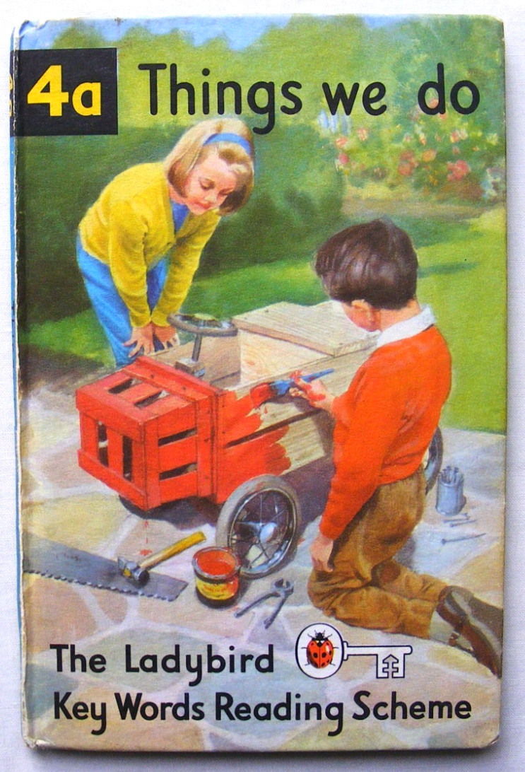 Vintage Ladybird Book – 4a Things we do – Key Words – 1st Ed – Good +FREE COVER+