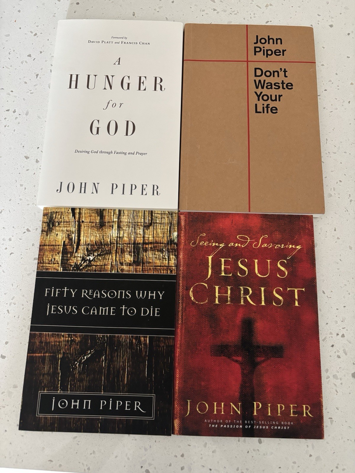 John Piper Book Lot of 4 Titles