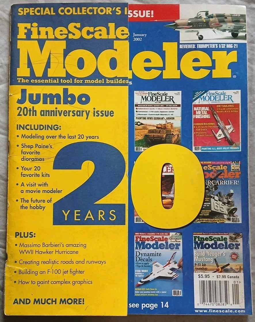 FineScale Modeler Magazine 20 Years Special Collector’s Issue January 2002