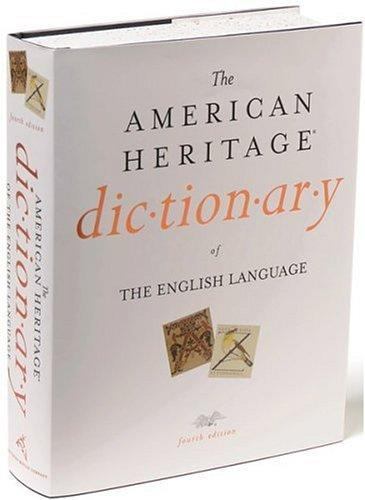 The American Heritage Dictionary of the English Language