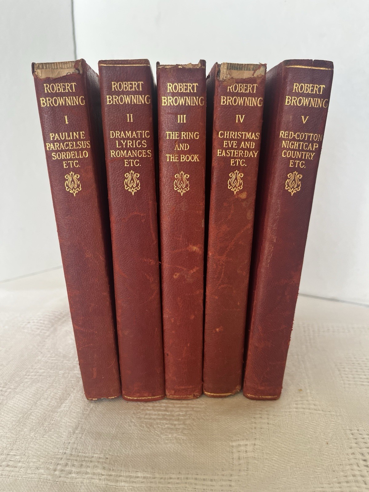 Robert Browning-Riverside Pocket Edition-Poetic and Dramatic Works Volumes I-V
