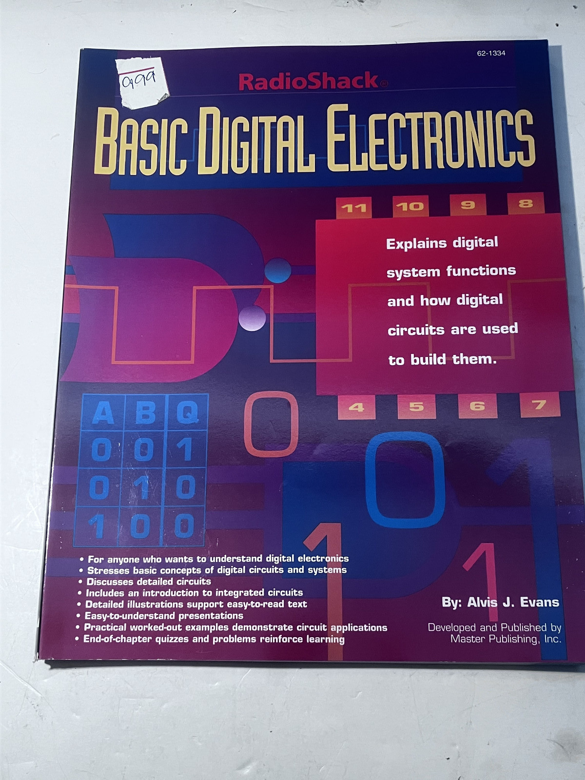 RadioShack Basic Digital Electronics Alvis J Evans 1996 188 pages 62-1334
