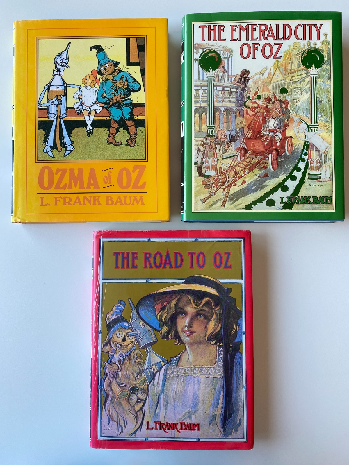 OZ HCDJ LOT 3~Books Wonder~BAUM~Emerald City~Road~Ozma~