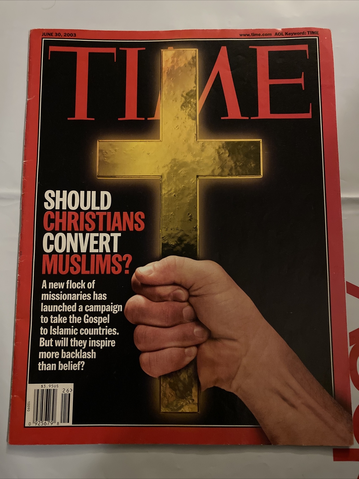 Time Magazine June 30, 2003- Should Christians Convert Muslims 76 PAGES FREESHIP