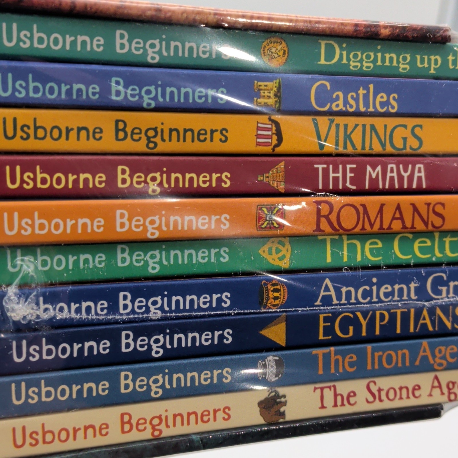 Usborne Beginners History Box Set 10 Books NEW Sealed Shrink Wrap