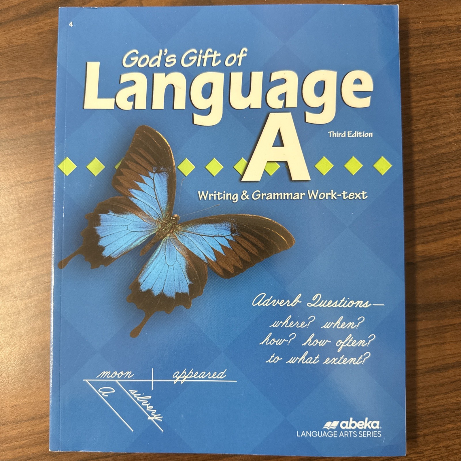 A Beka God’s Gift of Language A Writing & Grammar Work-Text (Third Edition) NEW