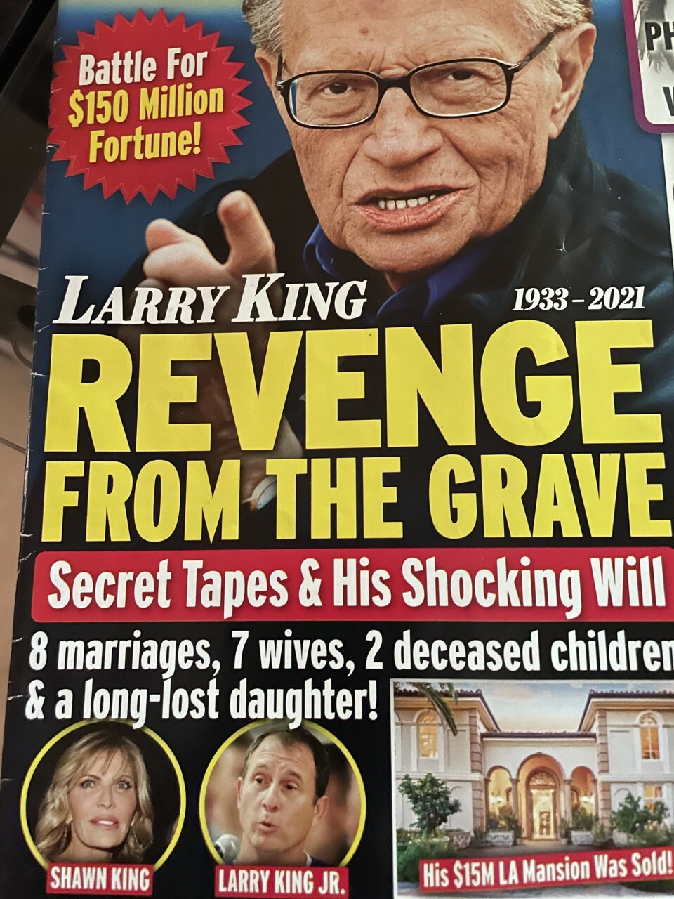 In Touch Magazine – February 8, 2021 -Larry King – Revenge from the Grave