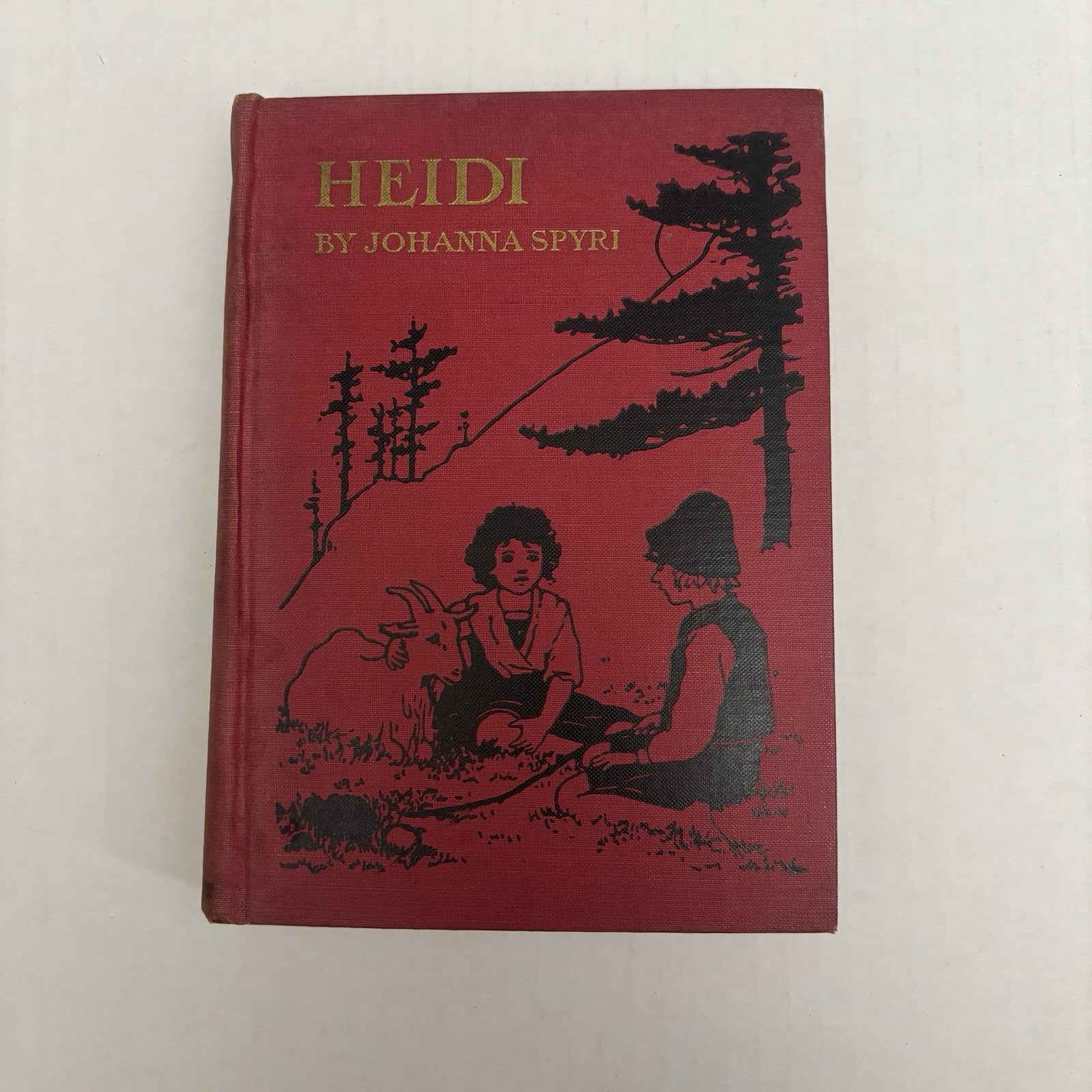Heidi Johanna Spyri 1915 Vintage Hardcover Illustrated Maria L Kirk Lippincott