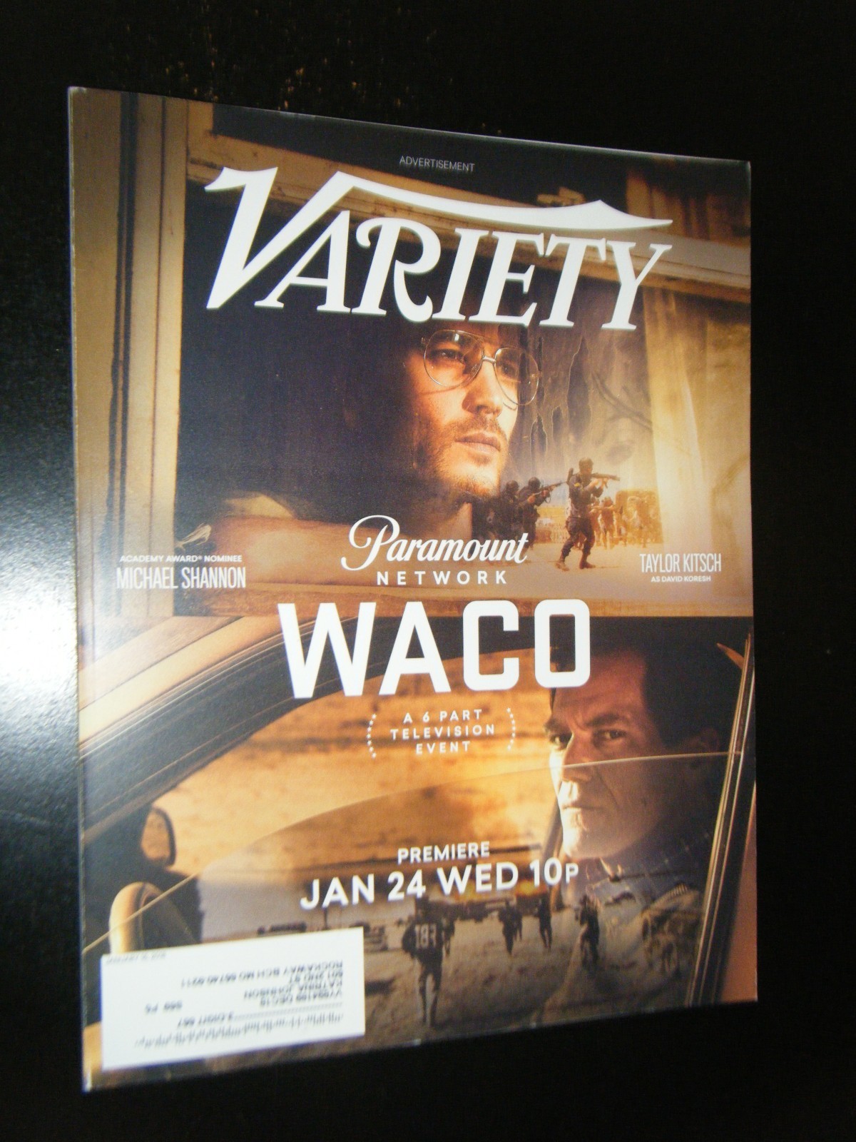 Variety Magazine January 16 2018 Keira Knightley Sundance Morgan Freeman Waco AD