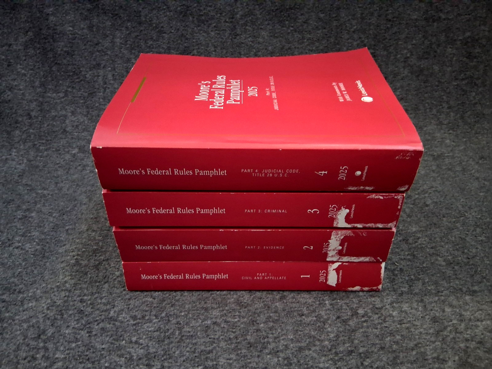 Moore’s Federal Rules Pamphlet 2025 (Parts 1, 2, 3, and 4) LEXISNEXIS