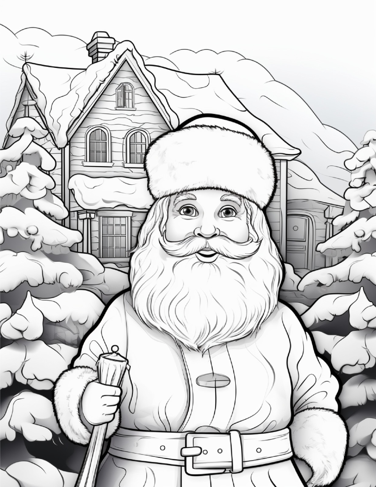 Christmas one colorings bookhours of fun for everyone