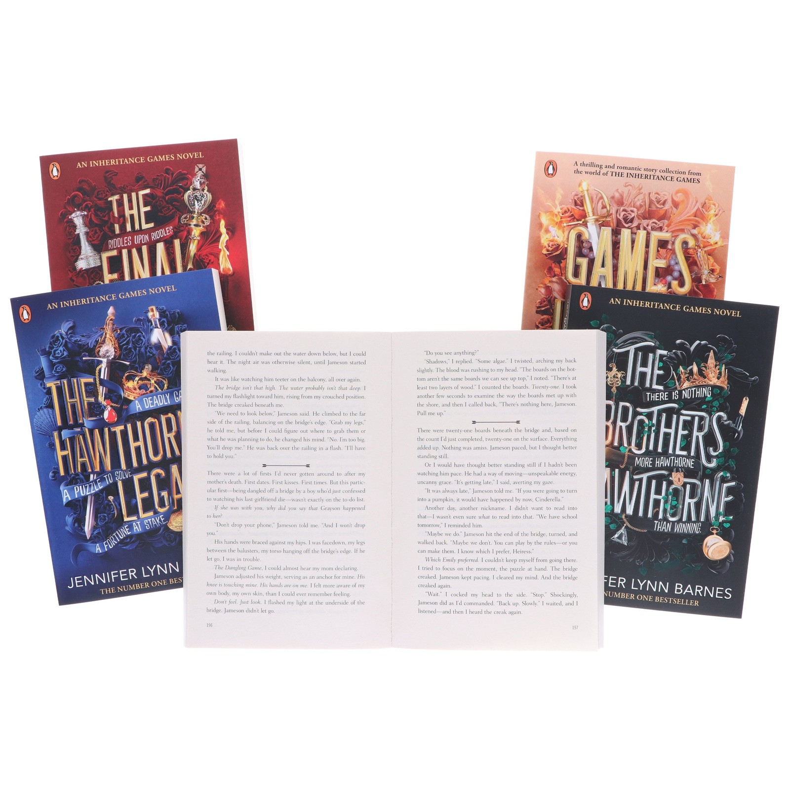 The Inheritance Games Series By Jennifer Lynn Barnes: 5 Books – Ages 12-17 – PB