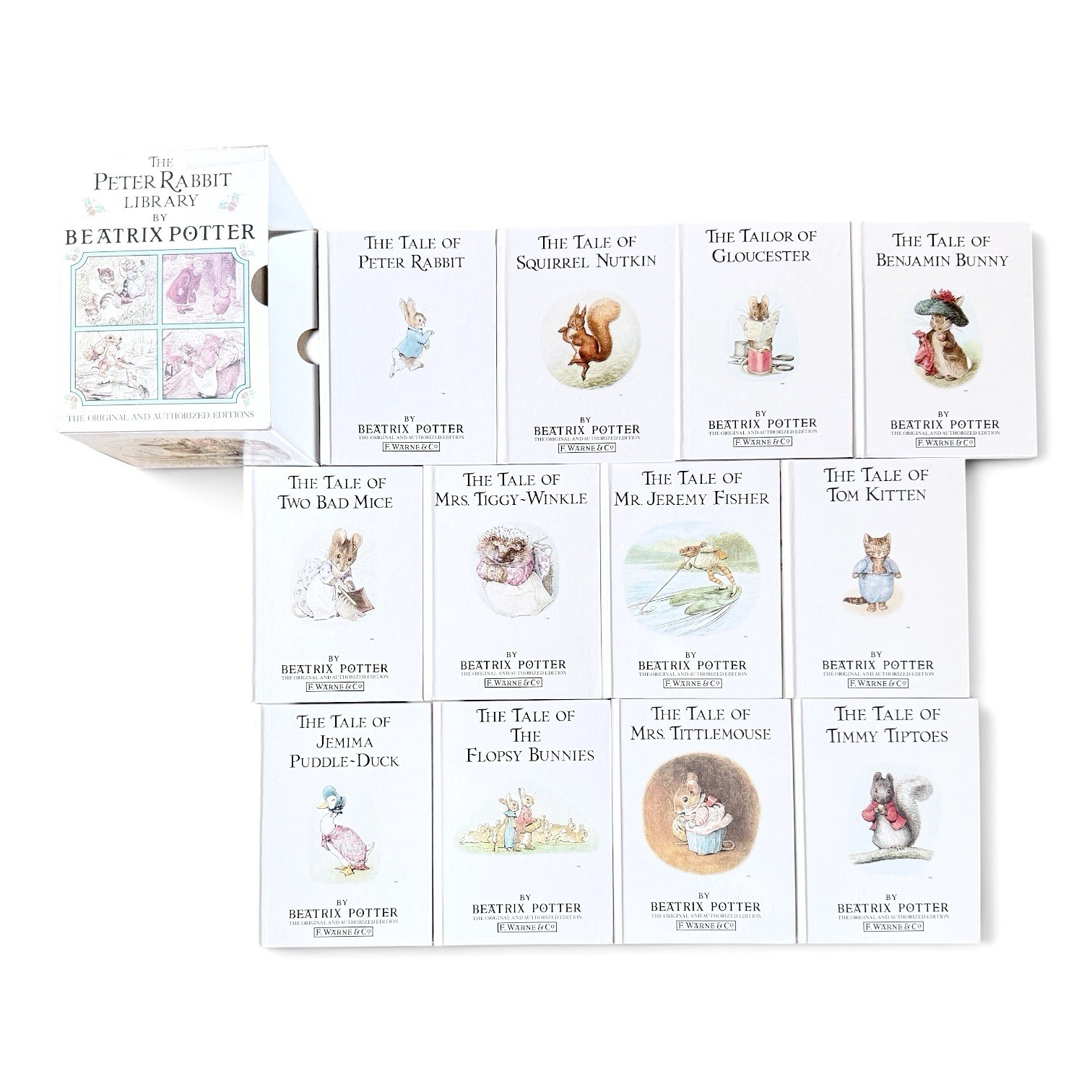 The Peter Rabbit Library by Beatrix Potter 12 Books Boxed Set 1988 illustrated