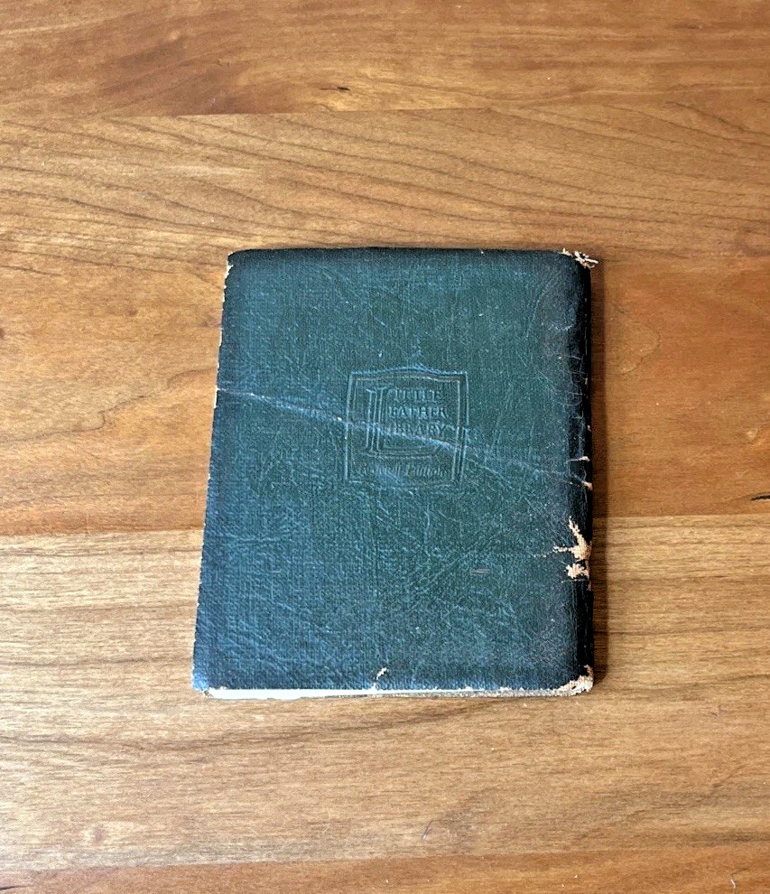 LITTLE LEATHER LIBRARY BOOK Oscar Wilde THE HAPPY PRINCE Vintage Green Leather