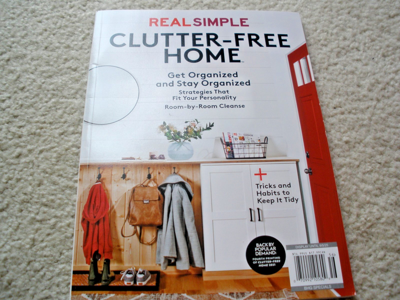 Real Simple September 2025 Magazine Clutter – Free Home get organized !!