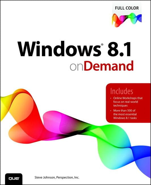 Windows 8.1 on Demand – Perspection Inc.|Johnson, Steve – Paperback – Good