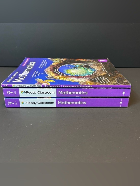 i-Ready Classroom Mathematics Grade 7 Student Set (3) Homeschool Volume 1 + 2