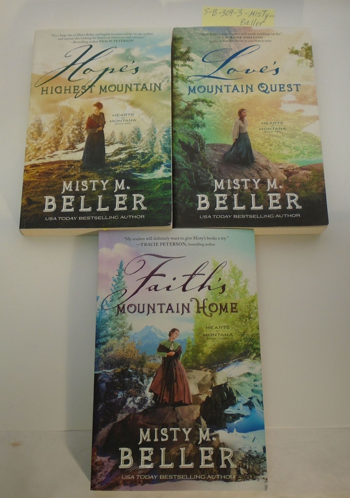 Hearts of Montana 3 Book Set, Misty Beller Hope, Love Faith Mountain
