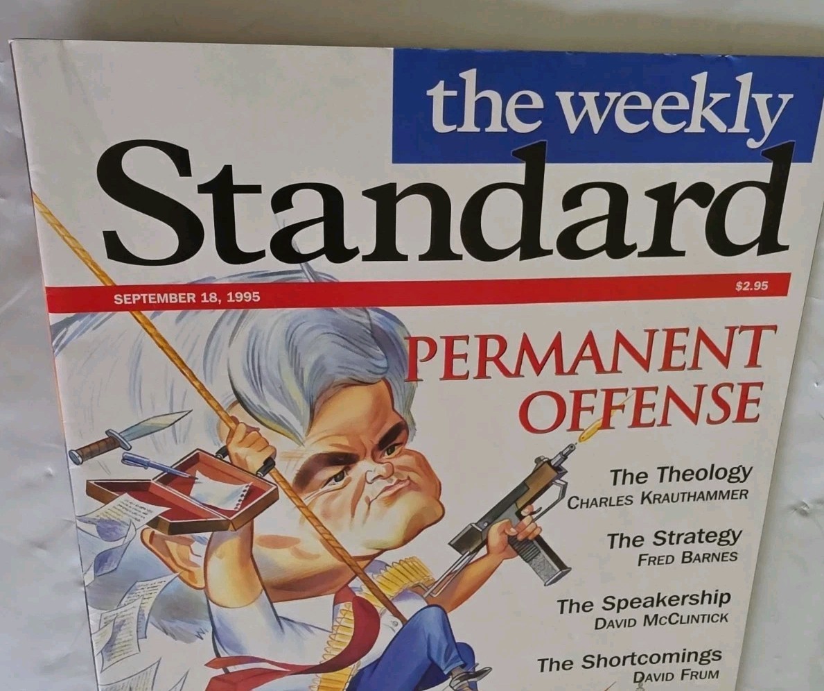 Historic First Issue – The Weekly Standard Magazine – Sept 18, 1995 – Near Mint