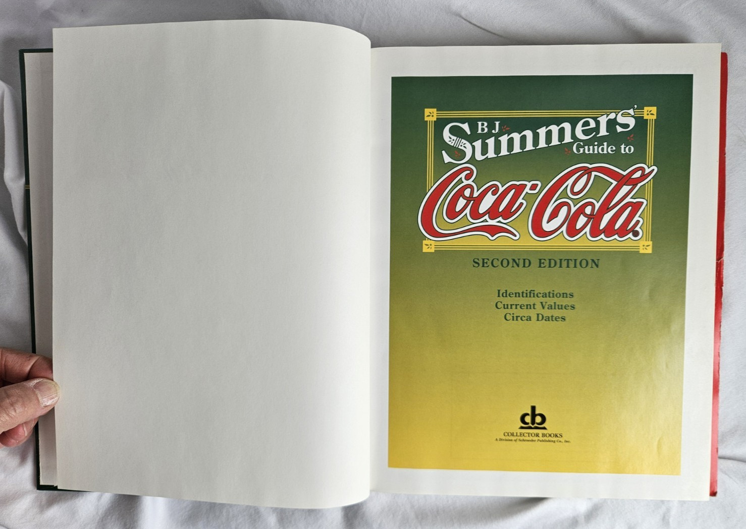 B.J. Summers’ Guide to Coca-Cola Collectibles HC Book PLUS Time Inc Supplement