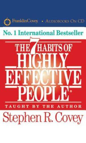 The 7 Habits of Highly Effective People – Audio CD By Covey, Stephen R. – GOOD