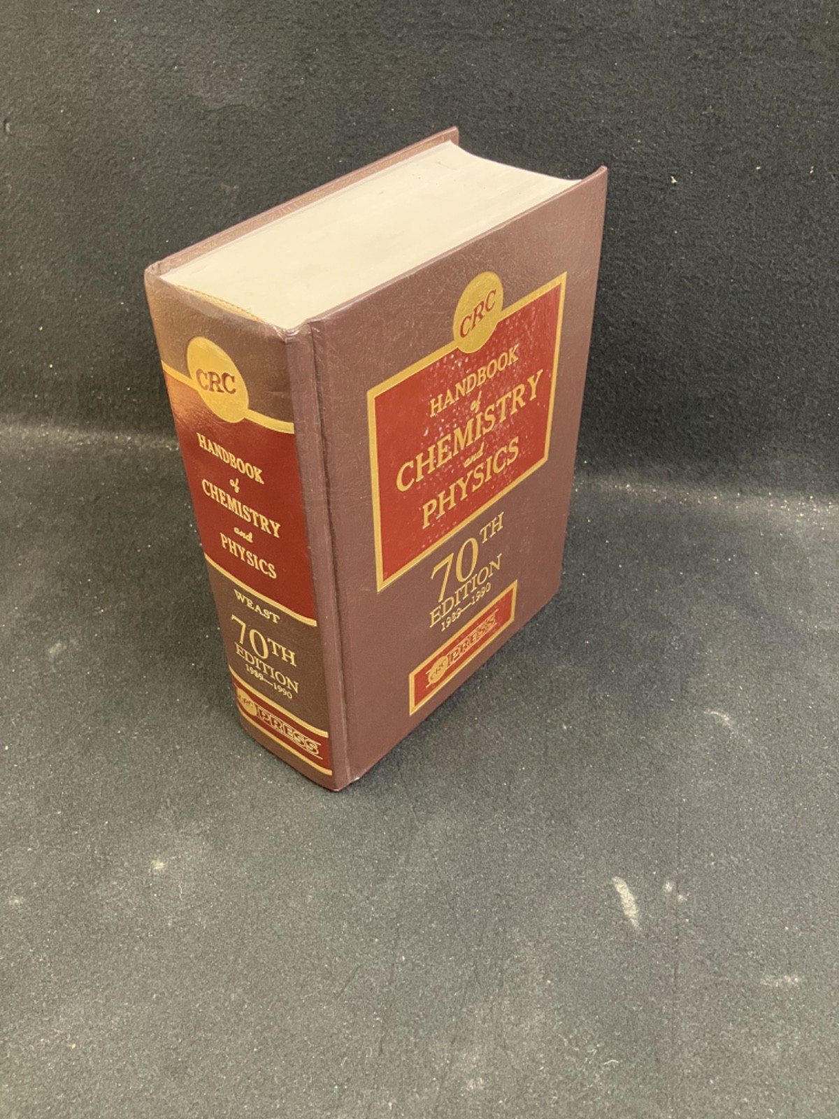 CRC HANDBOOK OF CHEMISTRY AND PHYSICS 70TH EDITION, WEAST, 1989-1990 HC