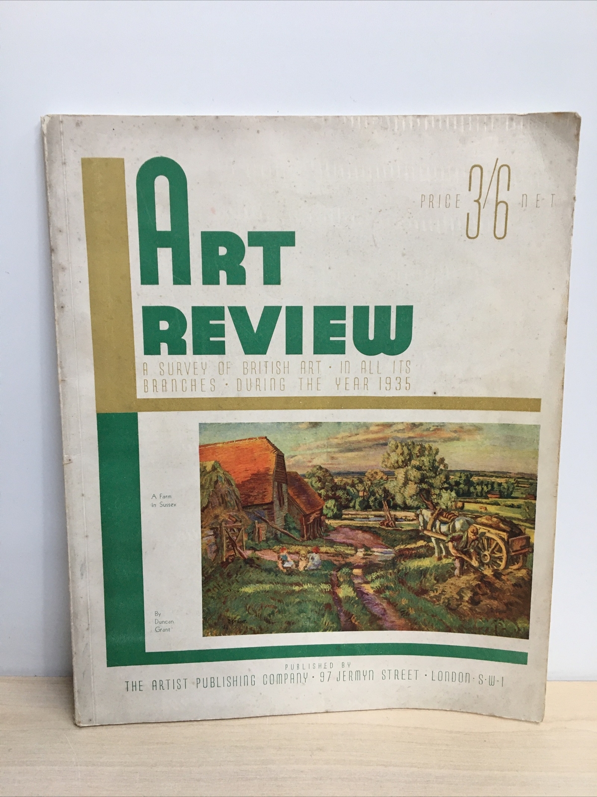 Art Review 1935 British Art, Artist Publishing Company, Large Paperback Book