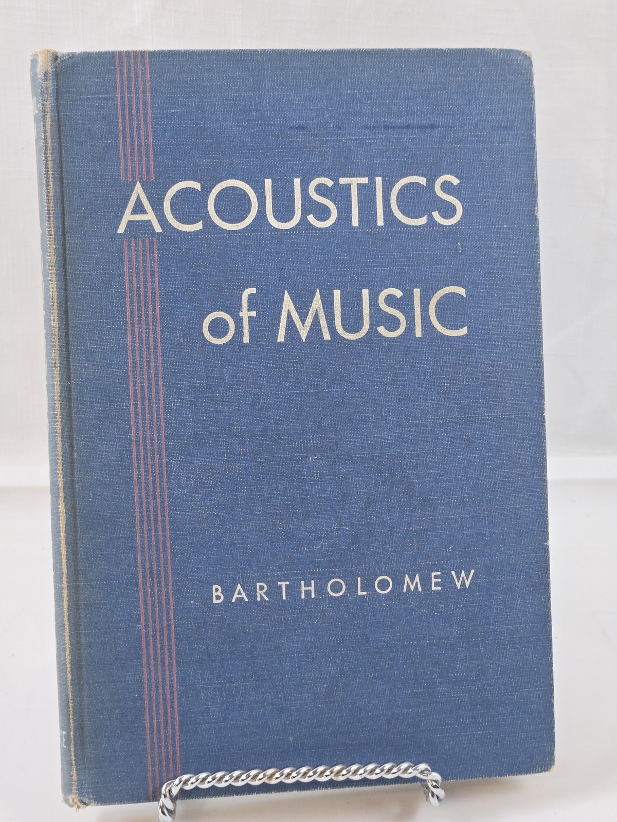Acoustics of Music by Wilmer T. Bartholomew 1946 Prentice-Hall Hardcover Vintage