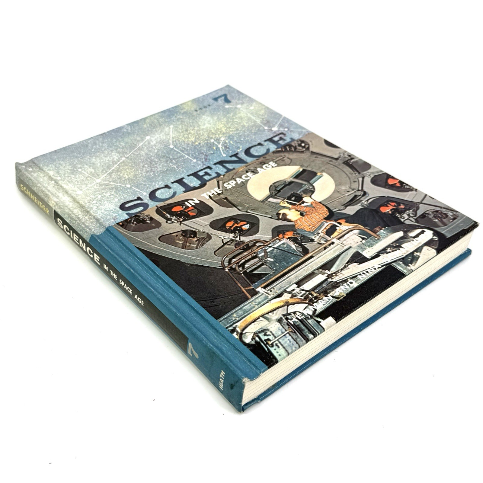 SCIENCE In The SPACE AGE – Book 7 – DC Heath & Co. Schneider 1961 Vintage