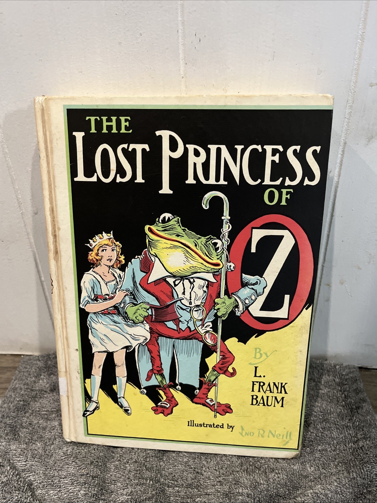 The Lost Princess of Oz by L. Frank Baum 1917 White Hardcover Wizard