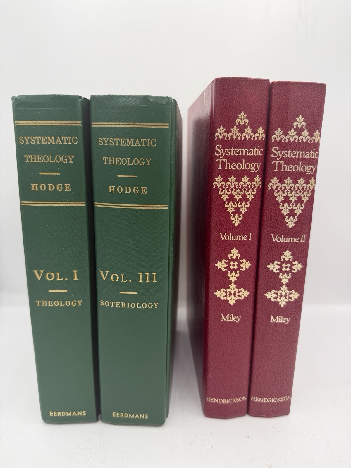 Systematic Theology Hodge Vol I&III & Miley Vol I&II MINT Book Lot