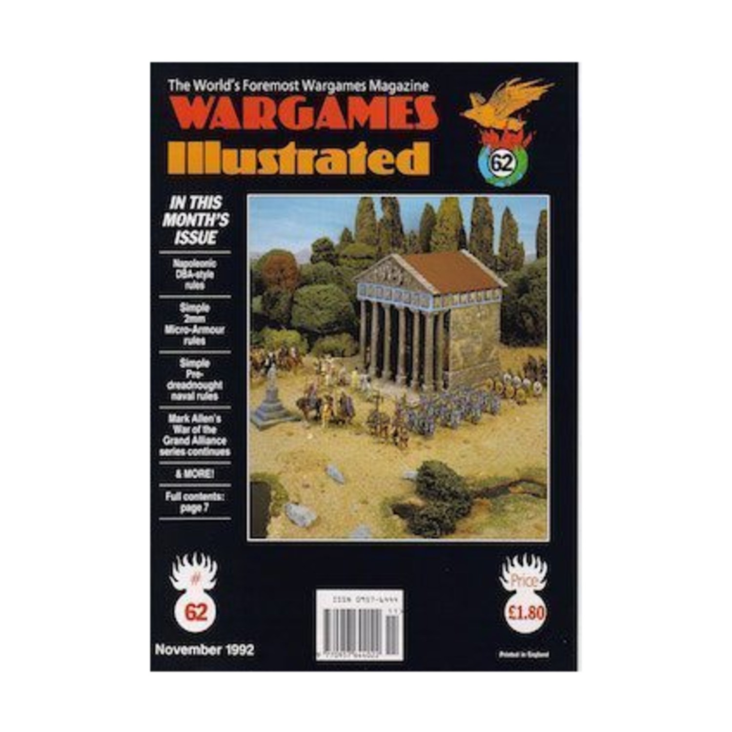 Stratagem Wargames Ill #62 “2mm Micro Armor Rules, Pre-Dreadnought Nav Mag VG