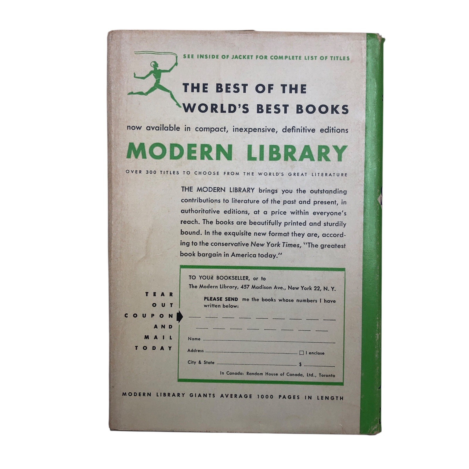 NINE STORIES 1953 – J. D. Salinger Vintage Modern Library Hardcover Art Deco VTG