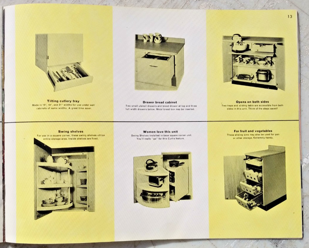 Curtis Kitchen 1952 House Homes Design Planning Mid Century Modern Retro