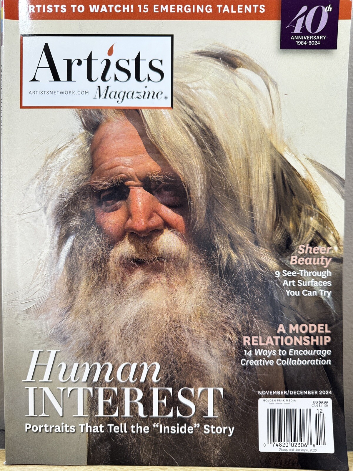 Artists Magazine November / December 2024 Human Interest