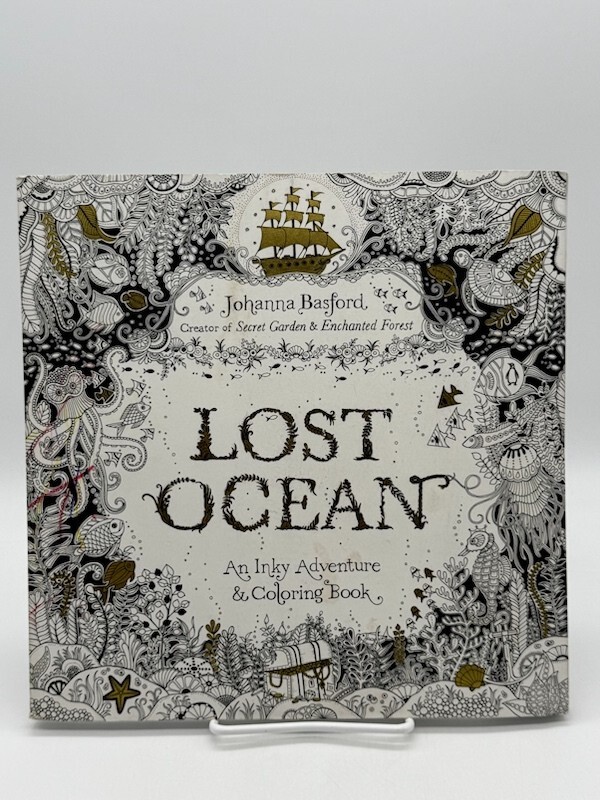 Johanna Basford Lost Ocean An Inky Adventure & Coloring Book