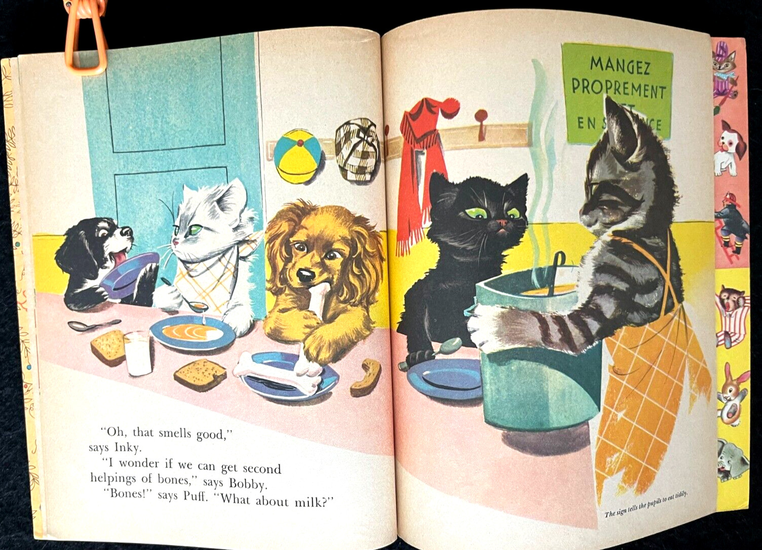 RUSTY GOES TO SCHOOL ~ 1st “A” ed. Little Golden Book #479 ~ Pierre Probst, VG