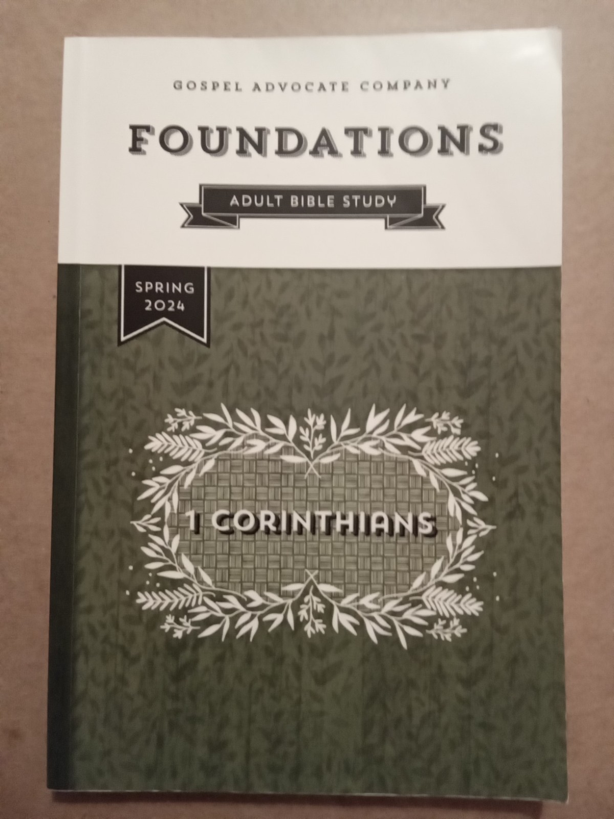 Gospel Advocate Company 1 Corinthians 2024. Adult Bible Studies.