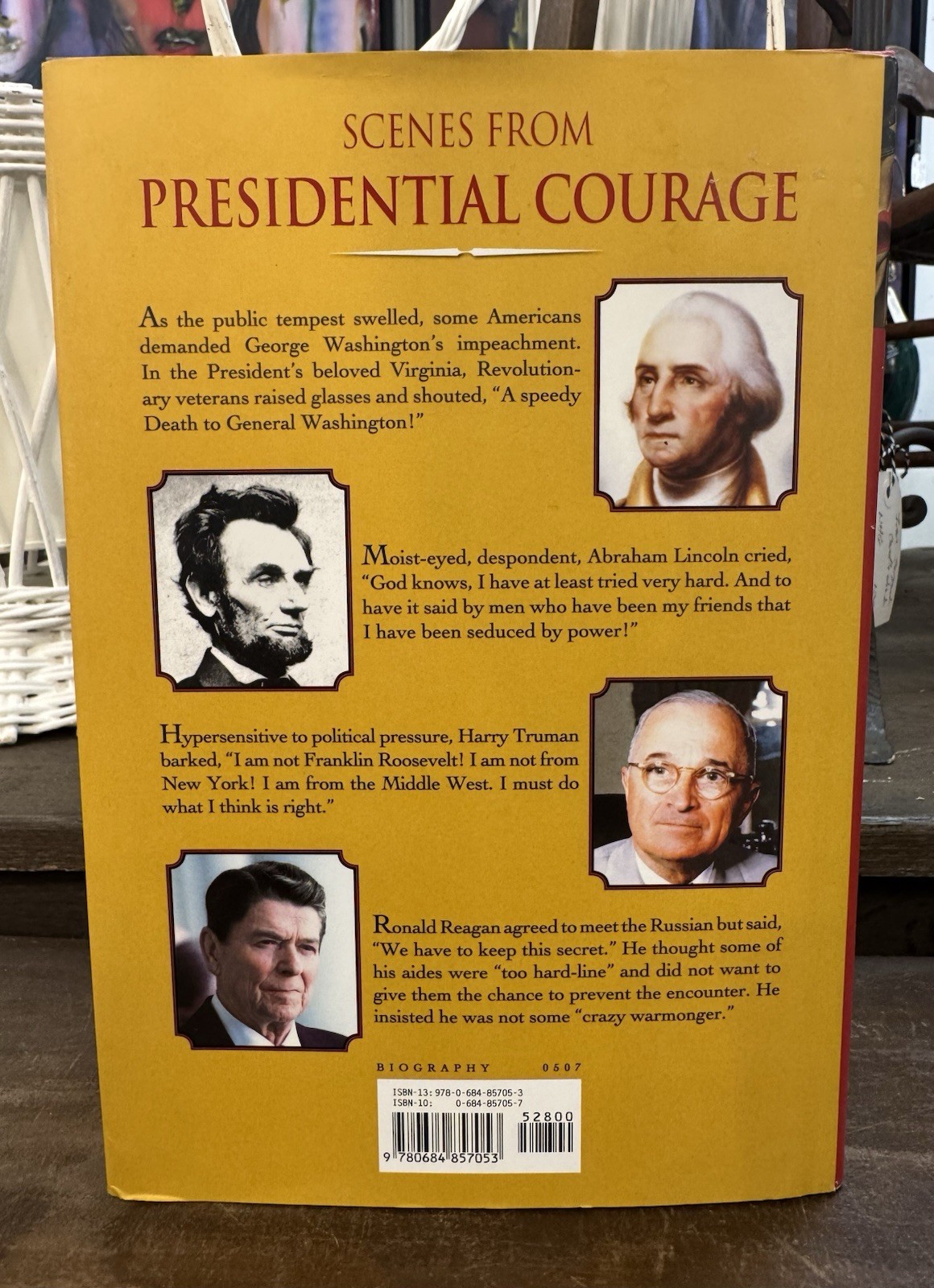 Presidential Courage 1789-1989 By Michael Beschloss SIGNED First Edition w/ DJ