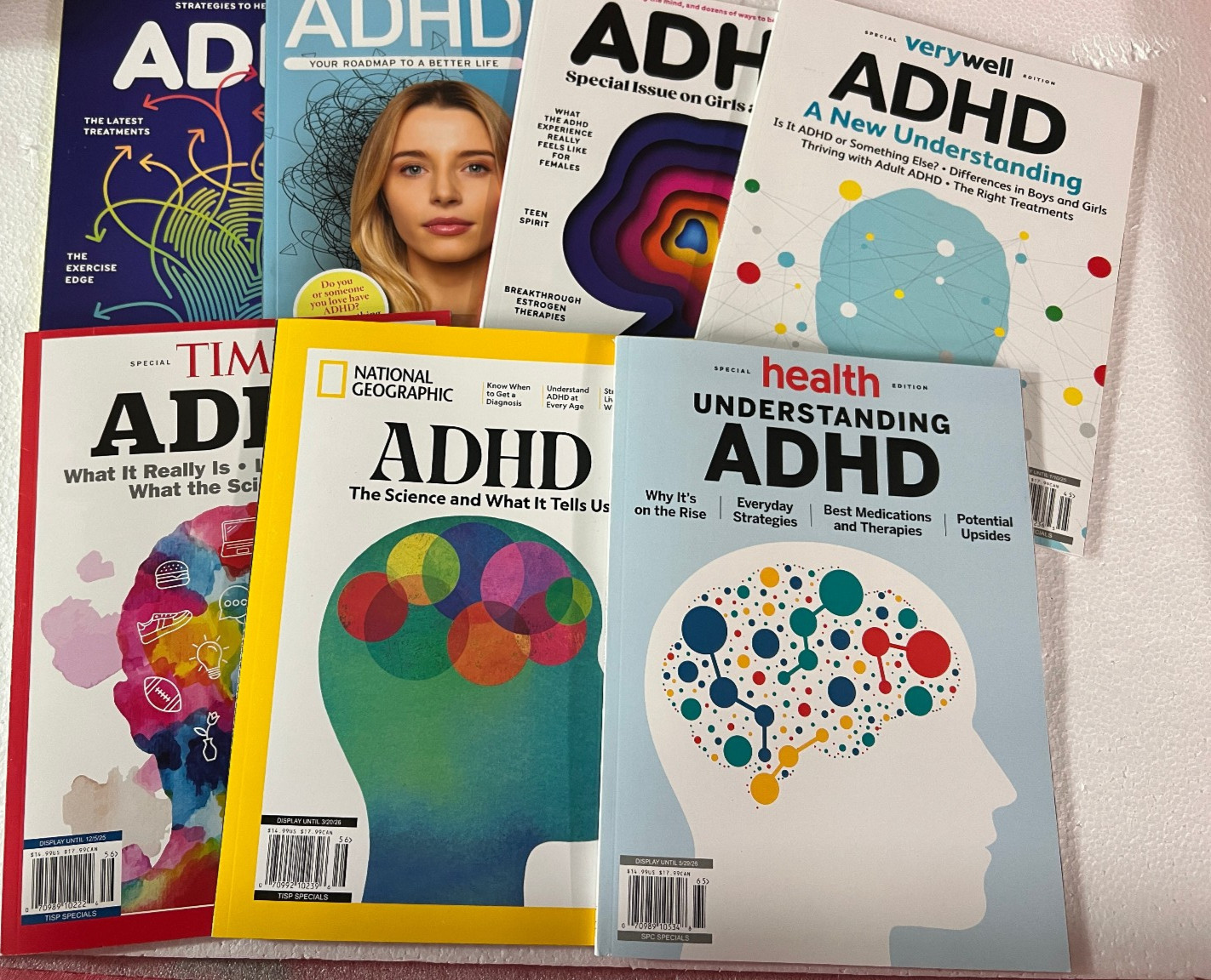 ADHD MAGAZINES 7 ISSUES Issues UNDERSTANDING & GUIDANCE NEW UNREAD