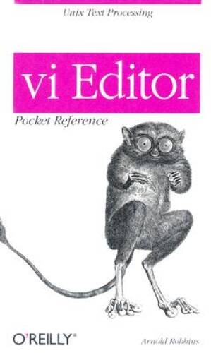 vi Editor Pocket Reference (Pocket Reference (O’Reilly)) – Paperback – GOOD