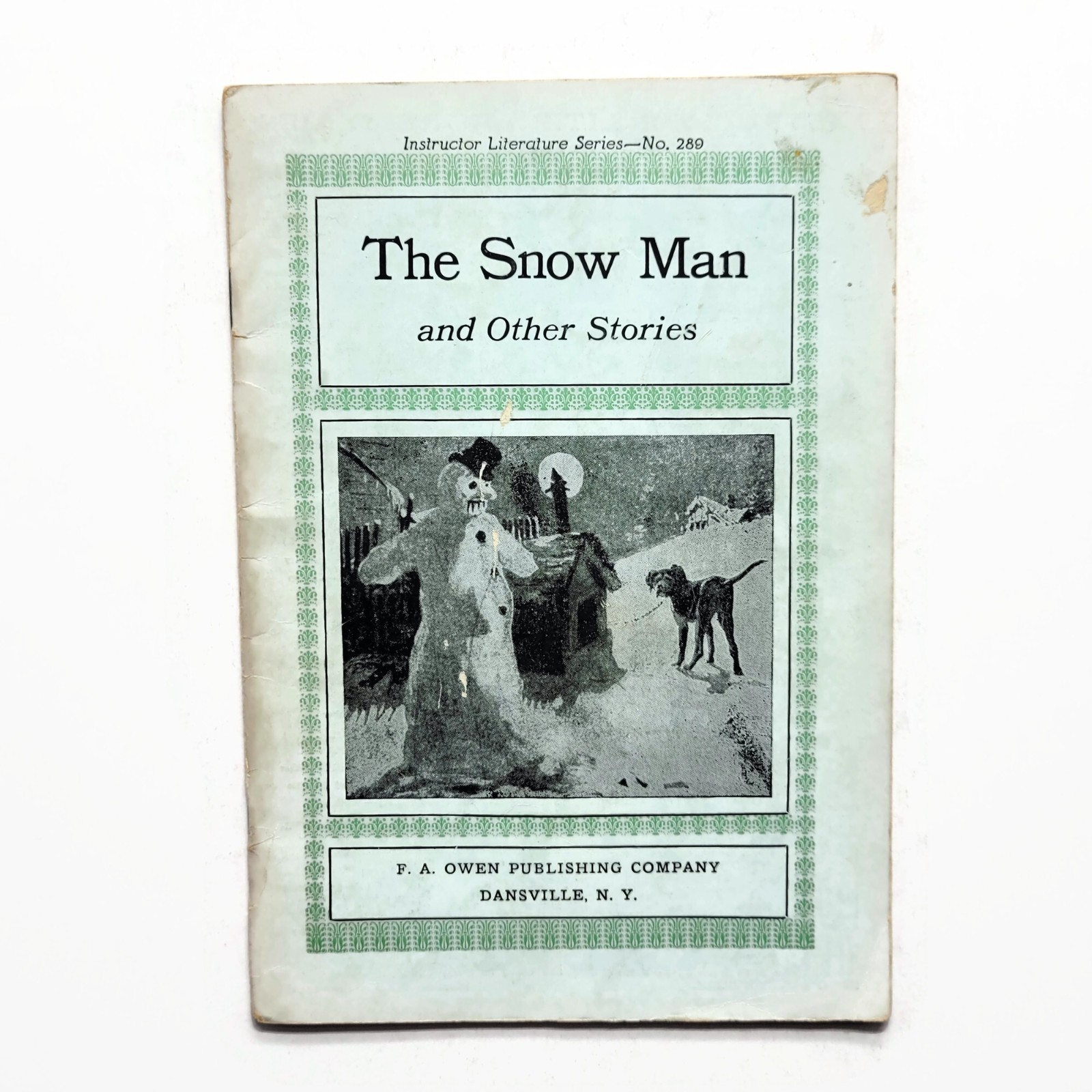Antique 1910s The Snow Man And Other Stories: Little Match Girl, Little Thumb…
