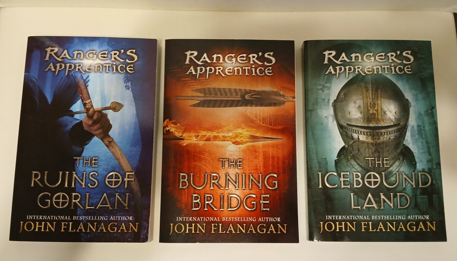 Ranger’s Apprentice Set Of 3 Paperback Books By John Flanagan