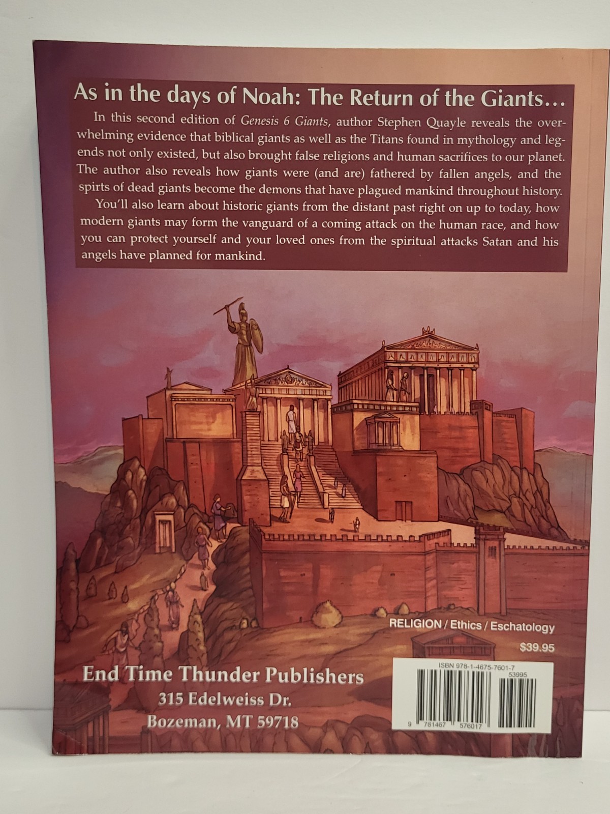 Genesis 6 Giants Revised Updated Expanded Book by Stephen Quayle Paperback 2015