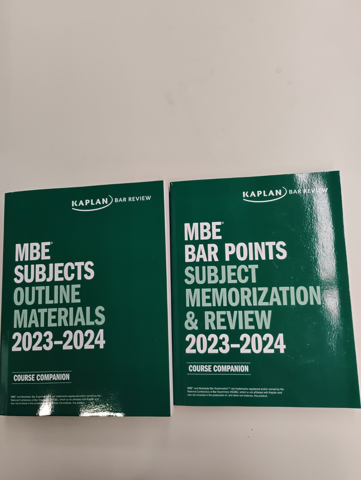 MBE Subjects Outline Materials, Bar Points Subject Memorizatio &Review 2023-2024