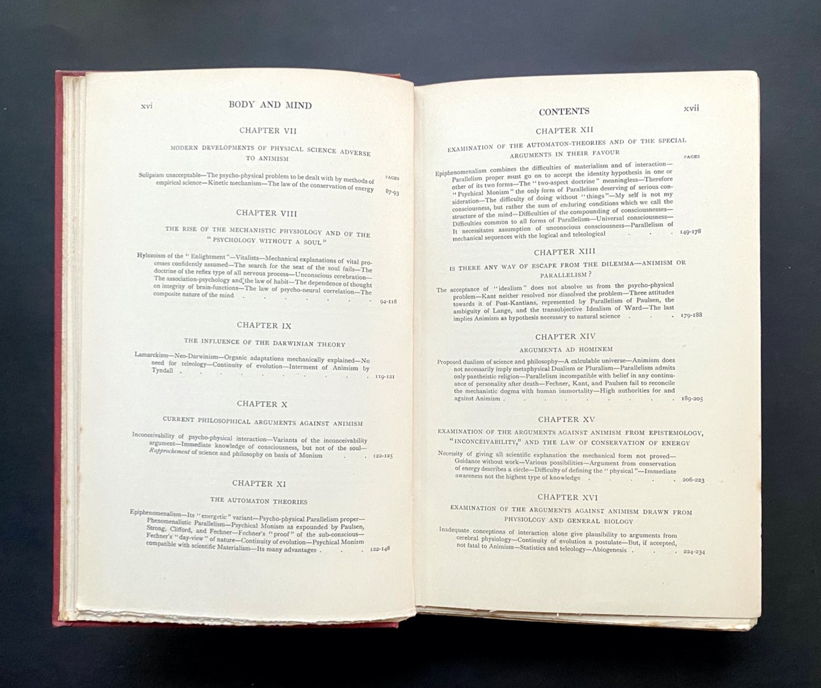 1911 – BODY & MIND – McDougall – 1ST EDITION – Animism – Psychology – Philosophy