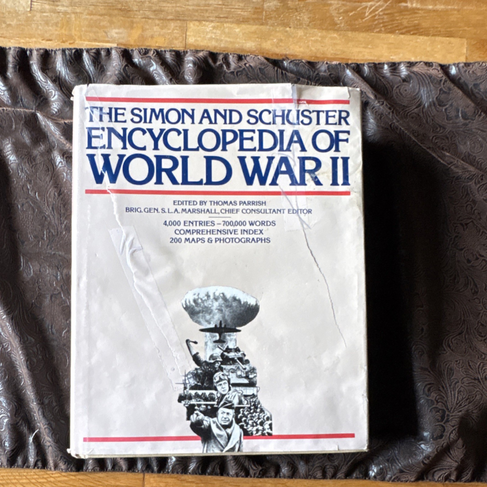 Simon and Schuster Encyclopedia of World War II Hardcover by Thomas Parrish