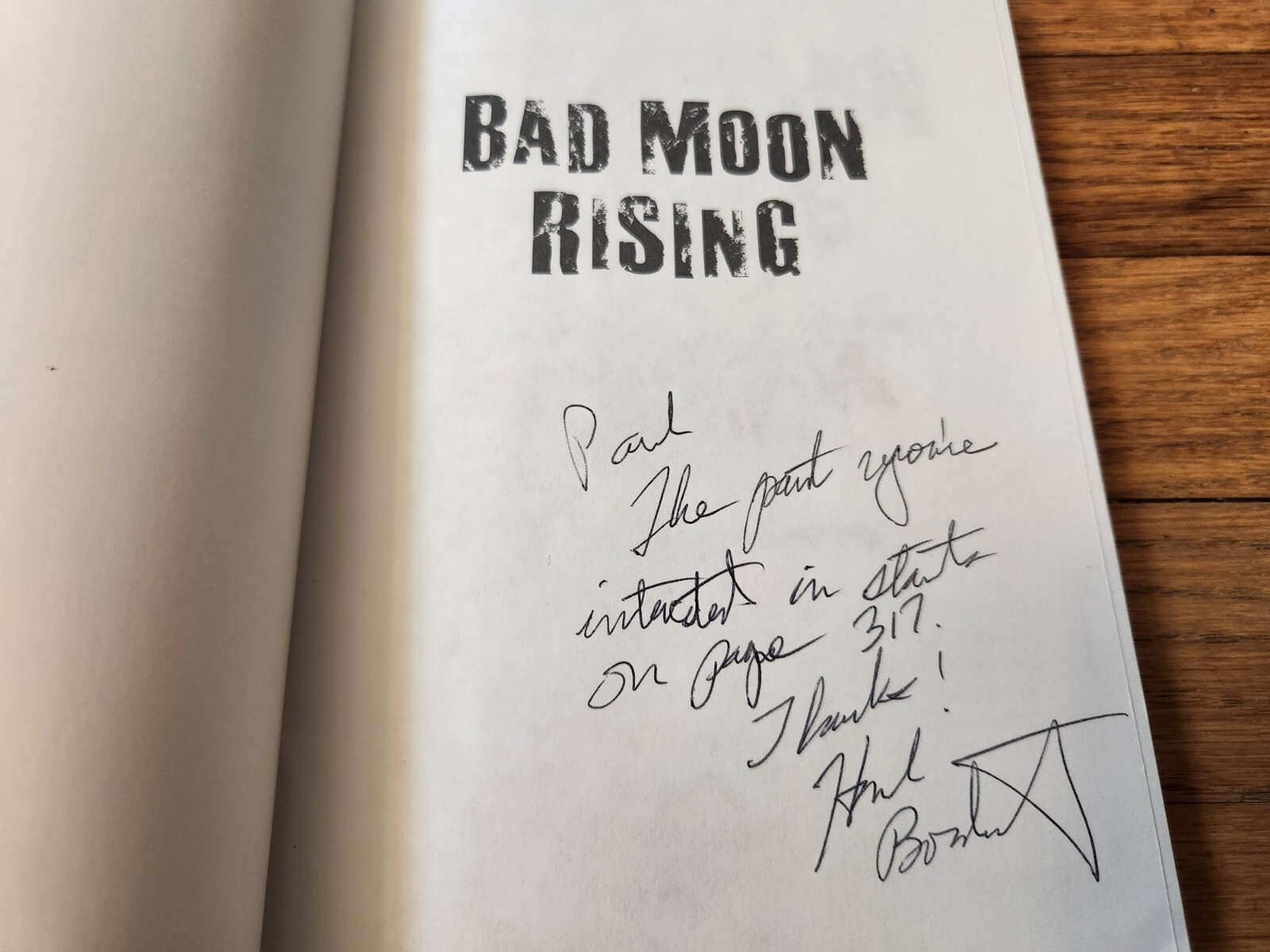 Hank Bordowitz SIGNED Bad Moon Rising CCR Credence Clearwater Revival 1st Ed. SC