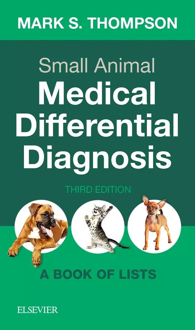 Small Animal Medical Differential Diagnosis Book Of Lists USA STOCK